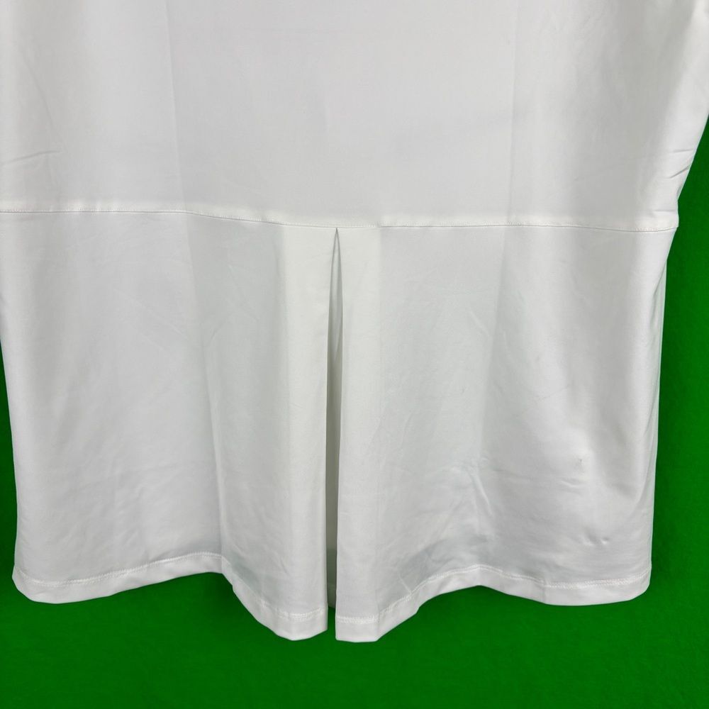 Greg Norman White and Black ML75 stretch Athletic Shirt with pleated back XL - Picture 3 of 10